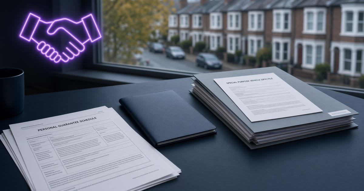 What personal guarantee evidence a specialist lender wants before pricing an SPV bridge